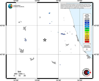 Mappa MCS - territori località