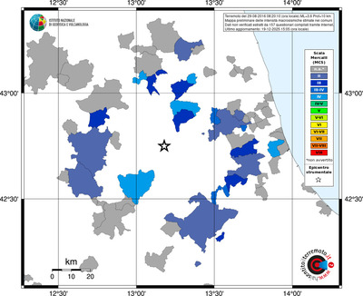 Mappa MCS - territori comuni