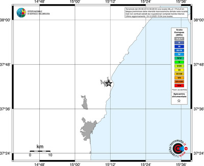 Mappa EMS - territori località