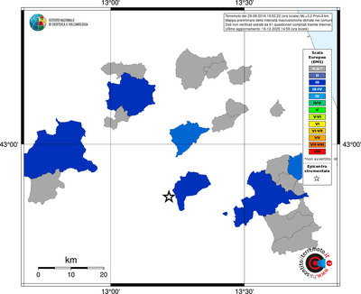 Mappa EMS - territori comuni