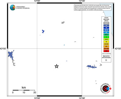 Mappa MCS - territori località