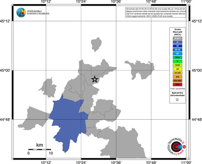 Mappa MCS - territori comuni