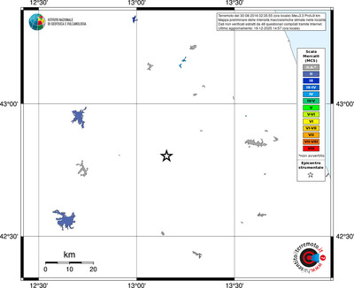 Mappa MCS - territori località