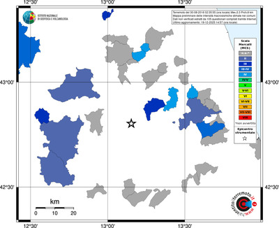 Mappa MCS - territori comuni