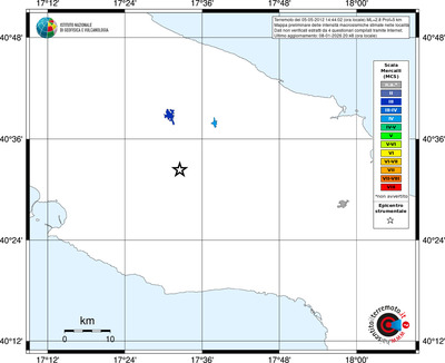 Mappa MCS - territori località