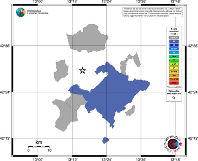 Mappa MCS - territori comuni