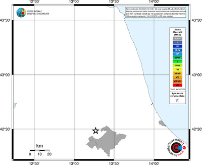 Mappa MCS - territori comuni