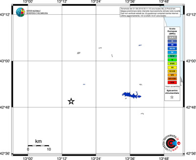 Mappa EMS - territori località