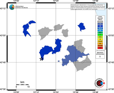 Mappa MCS - territori comuni