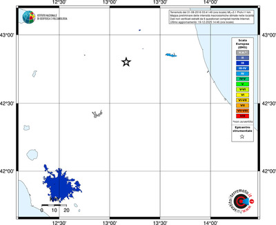Mappa EMS - territori località