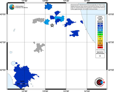 Mappa EMS - territori comuni