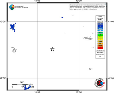 Mappa EMS - territori località