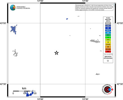 Mappa MCS - territori località