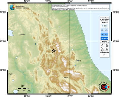 Mappa comuni con almeno 3 questionari