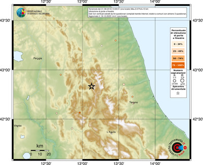 Mappa comuni con almeno 3 questionari