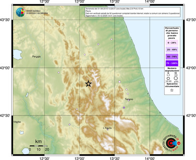 Mappa comuni con almeno 3 questionari