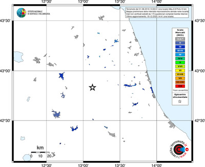 Mappa MCS - territori località