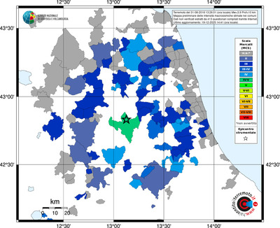 Mappa MCS - territori comuni