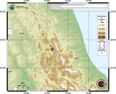 Mappa comuni con almeno 3 questionari