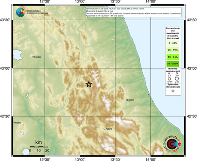 Mappa comuni con almeno 3 questionari