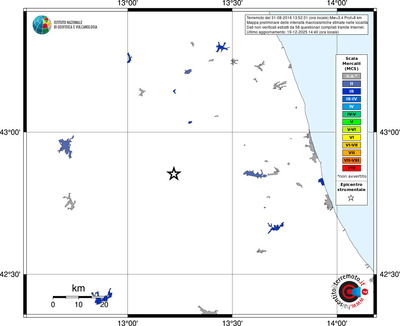 Mappa MCS - territori località