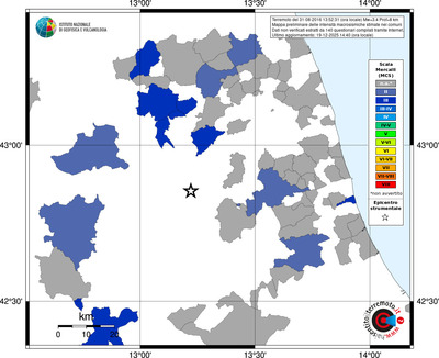Mappa MCS - territori comuni