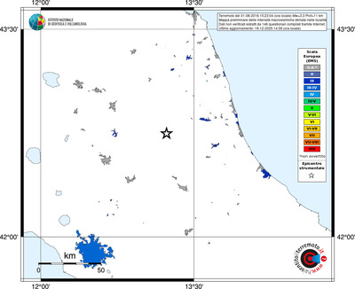 Mappa EMS - territori località