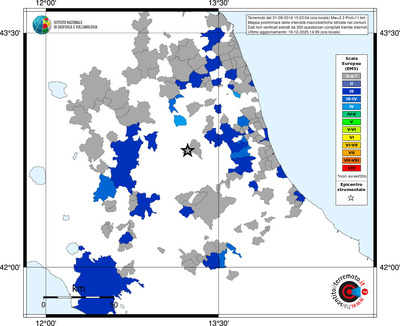 Mappa EMS - territori comuni