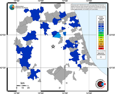 Mappa EMS - territori comuni