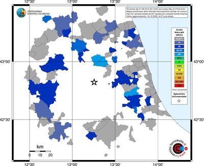 Mappa MCS - territori comuni