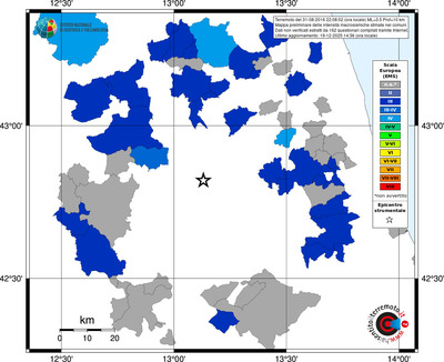Mappa EMS - territori comuni