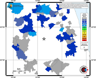 Mappa MCS - territori comuni