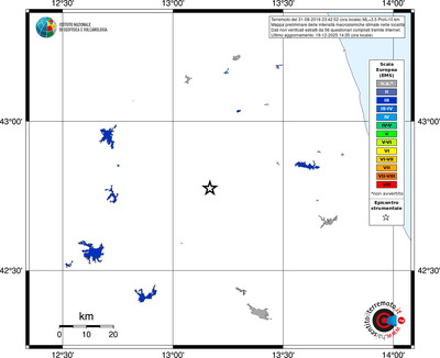 Mappa EMS - territori località