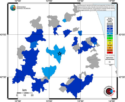 Mappa EMS - territori comuni