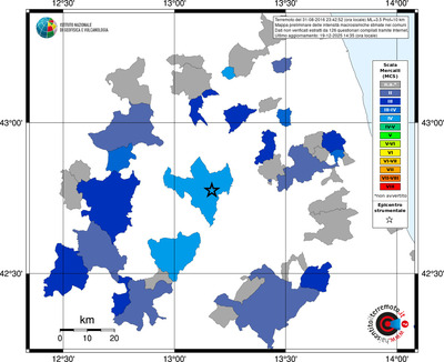 Mappa MCS - territori comuni