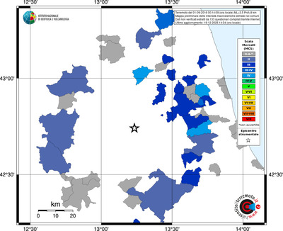 Mappa MCS - territori comuni