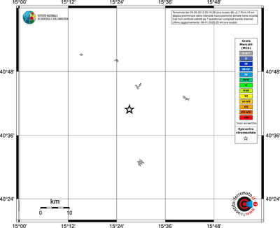 Mappa MCS - territori località