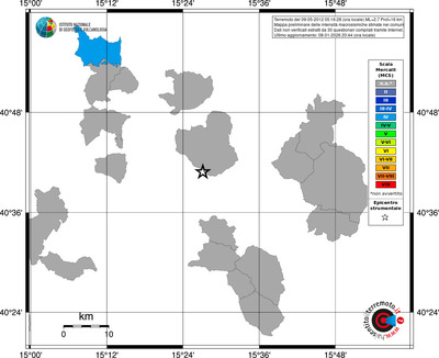 Mappa MCS - territori comuni