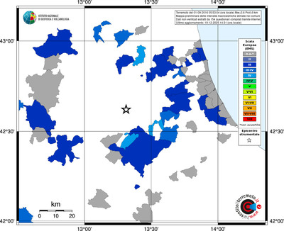 Mappa EMS - territori comuni
