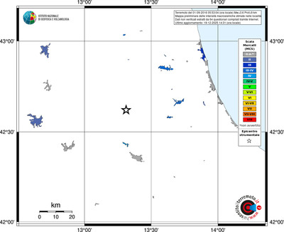 Mappa MCS - territori località