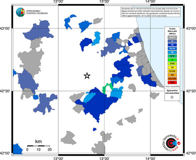 Mappa MCS - territori comuni