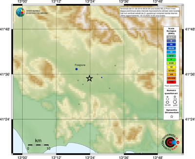 Mappa EMS - località