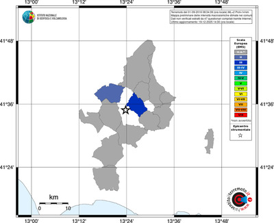 Mappa EMS - territori comuni