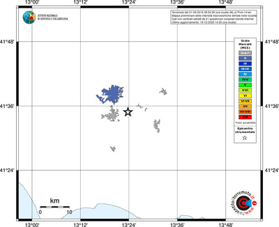 Mappa MCS - territori località