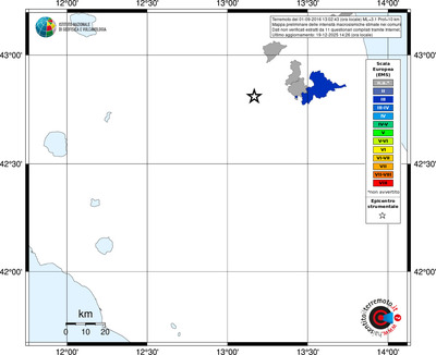 Mappa EMS - territori comuni
