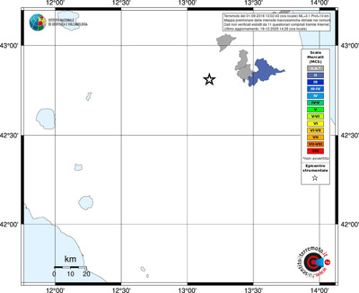 Mappa MCS - territori comuni