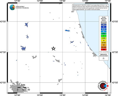 Mappa MCS - territori località