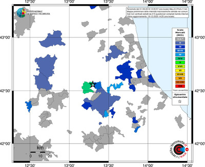 Mappa MCS - territori comuni