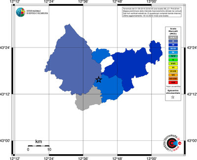 Mappa MCS - territori comuni