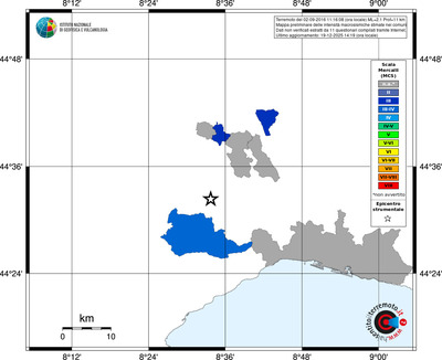 Mappa MCS - territori comuni